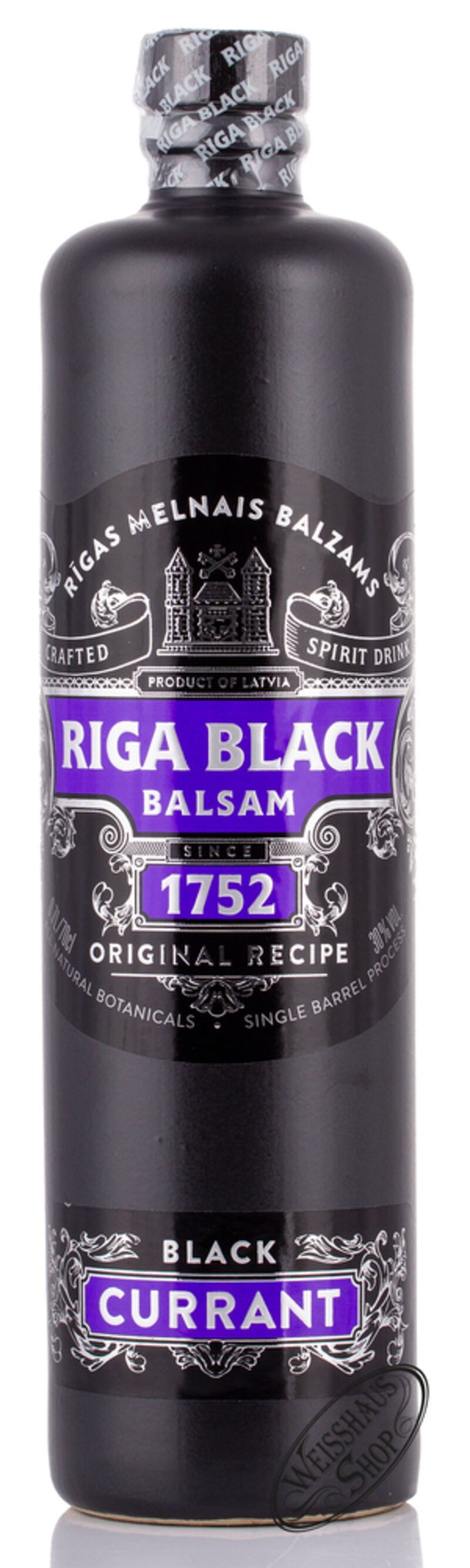 Riga Black Balsam Black Currant Bitter 30% vol. 0,70l Riga Black Balsam Black Currant Bitter 30% vol. 0,70l
