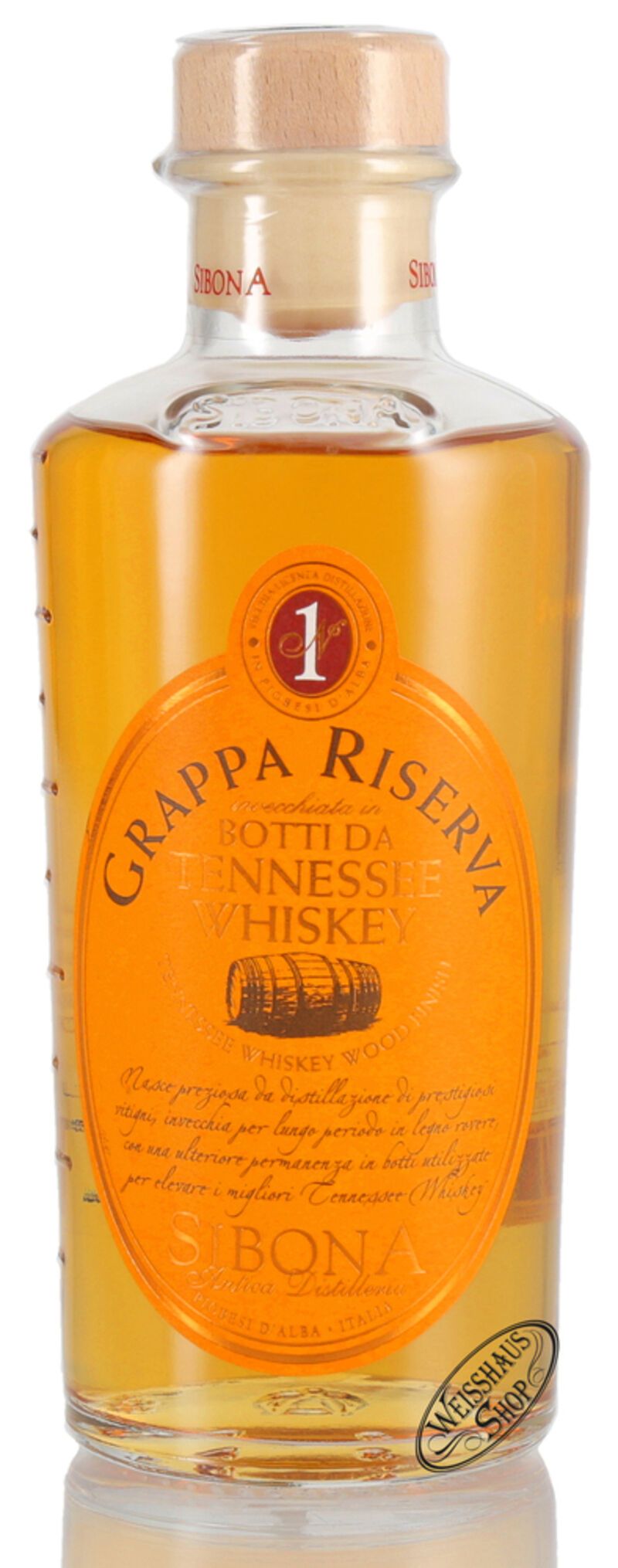 Sibona Grappa Riserva Whiskey 44% vol. 0,50l Sibona Grappa Riserva Whiskey 44% vol. 0,50l