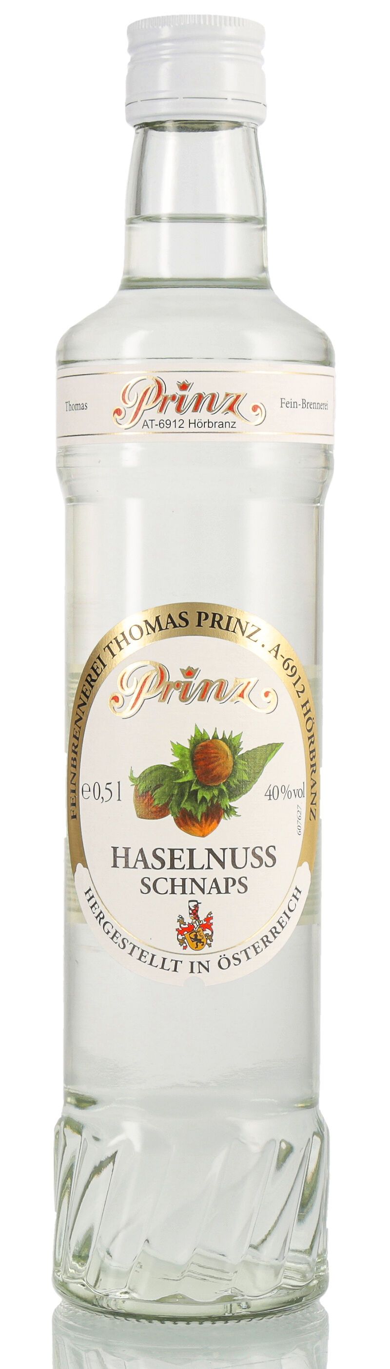 Prinz Haselnuss-Schnaps 40% vol. 0,50l