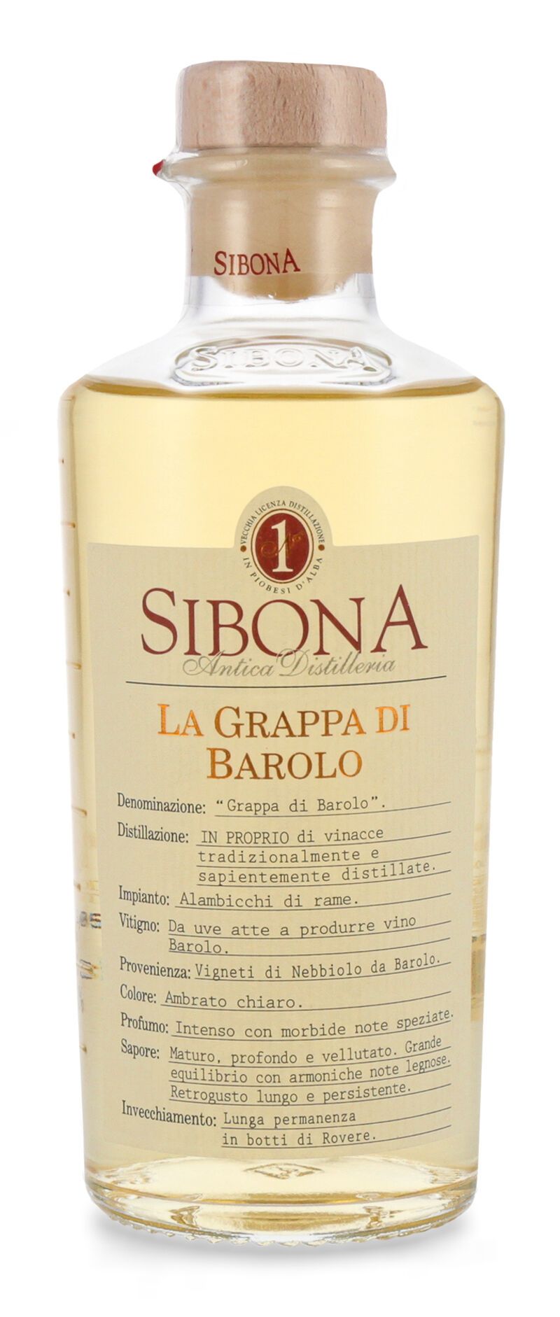 Sibona Grappa Barolo 40% vol. 0,50l