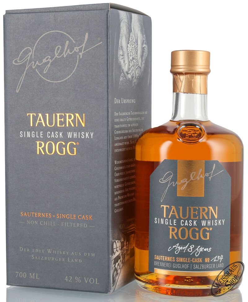 Guglhof TauernRogg Single Cask Whisky 42% vol. 0,70l Guglhof TauernRogg Single Cask Whisky 42% vol. 0,70l