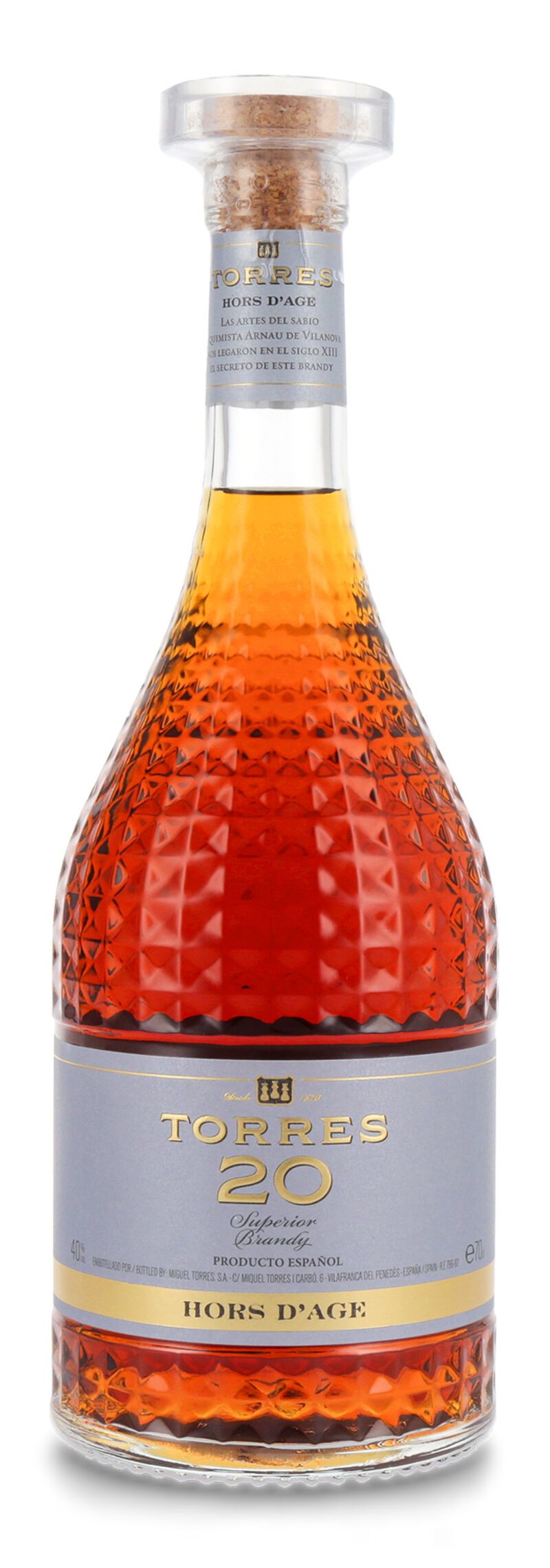 Torres 20 YO Hors d'Age Brandy 40% vol. 0,70l