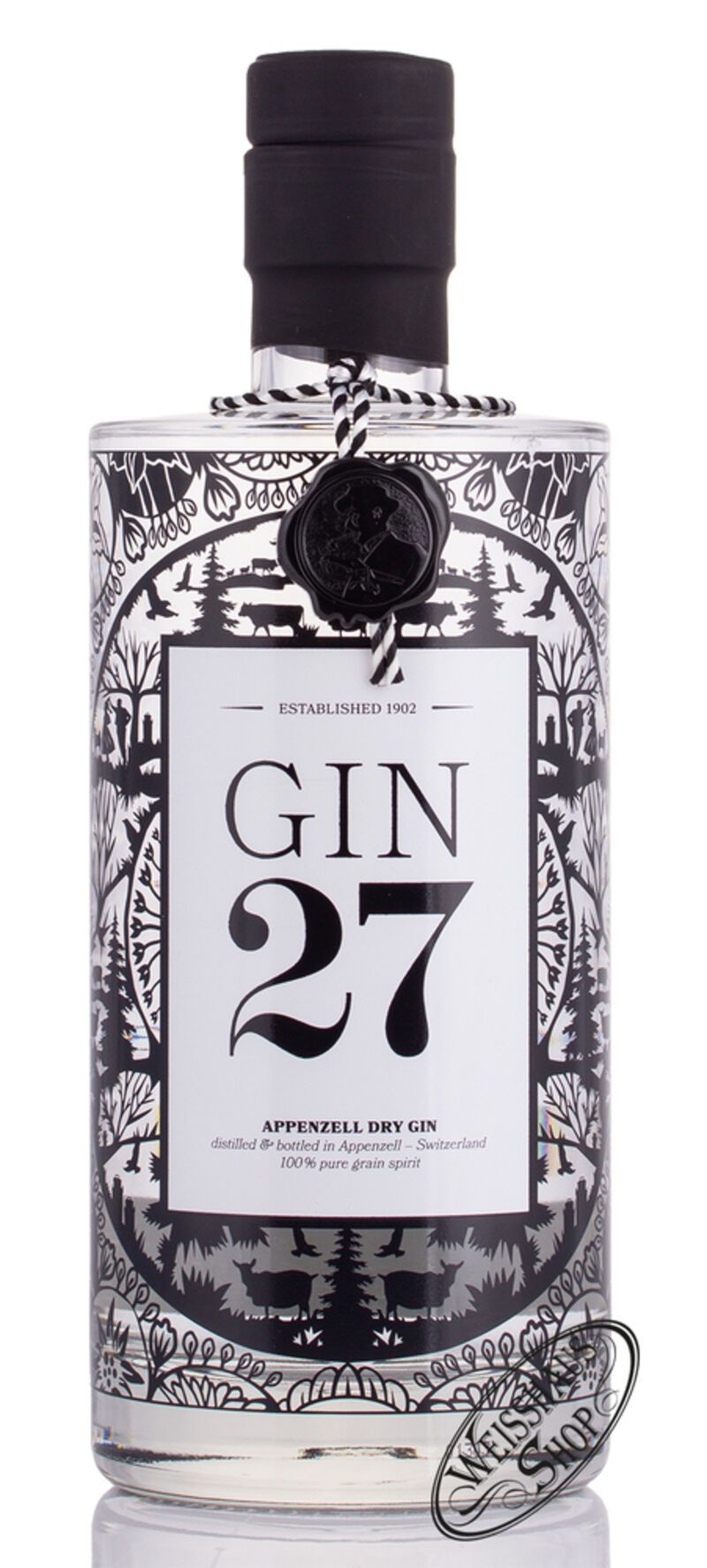 Gin 27 Appenzeller Dry Gin 43% vol. 0,70l Gin 27 Appenzeller Dry Gin 43% vol. 0,70l