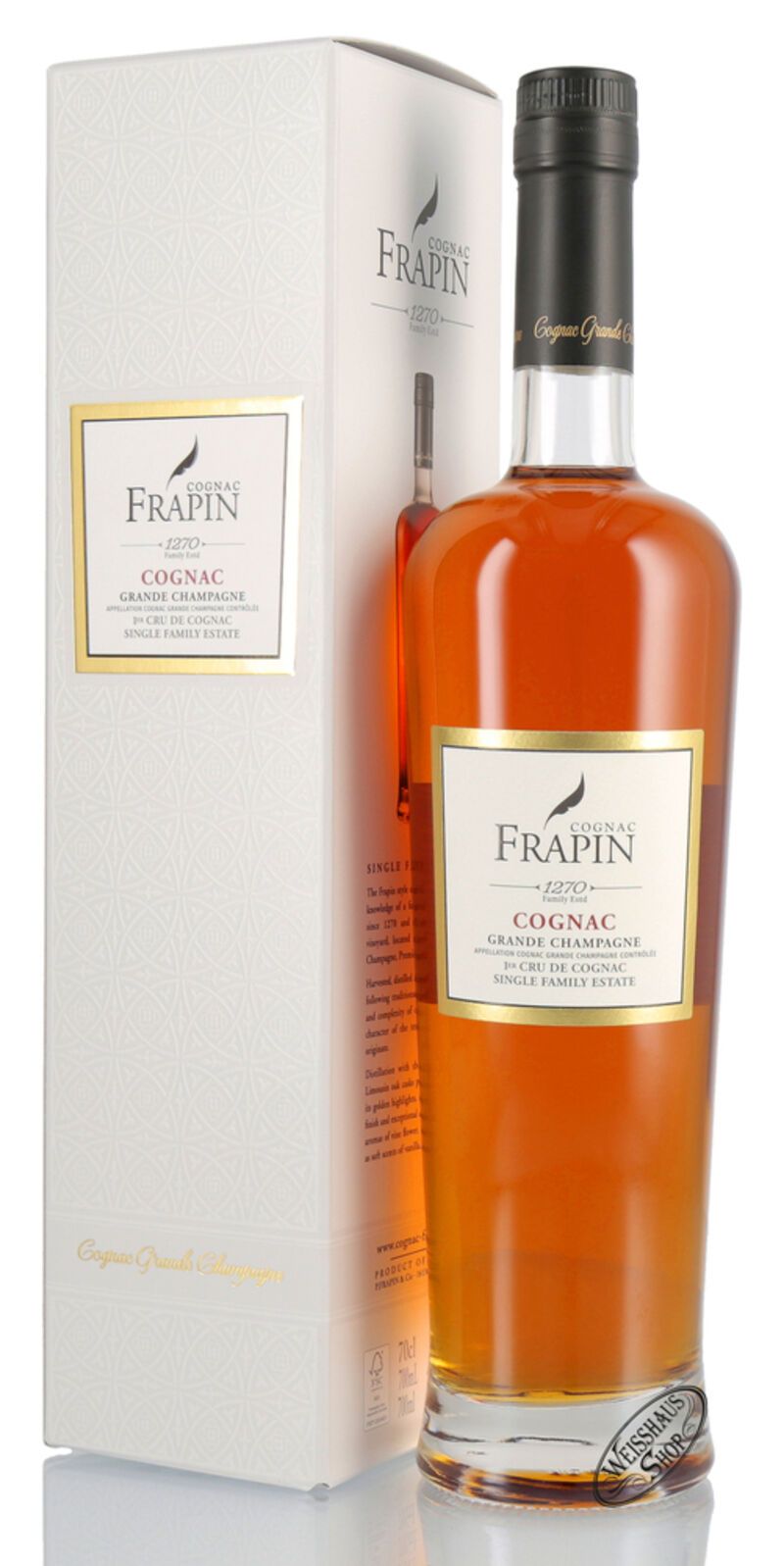 Frapin 1270 Cognac 40% vol. 0,70l Frapin 1270 Cognac 40% vol. 0,70l