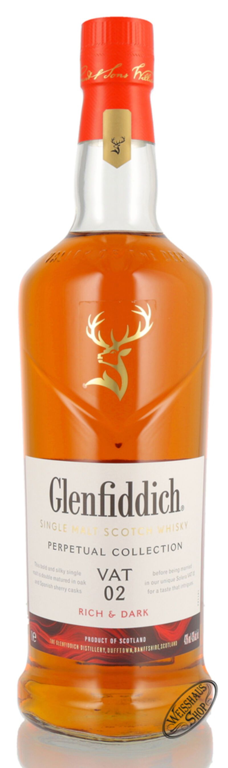 Glenfiddich Perpetual Collection VAT 2 Whisky 43% vol 1,0l B-Ware