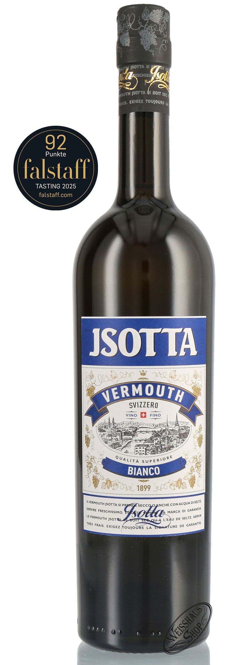 Jsotta Swiss Vermouth Bianco 17% vol. 0,75l Jsotta Swiss Vermouth Bianco 17% vol. 0,75l