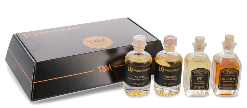 Taste and Match - Whisky around the World 4 x 0,04l Weisshaus Sample Set