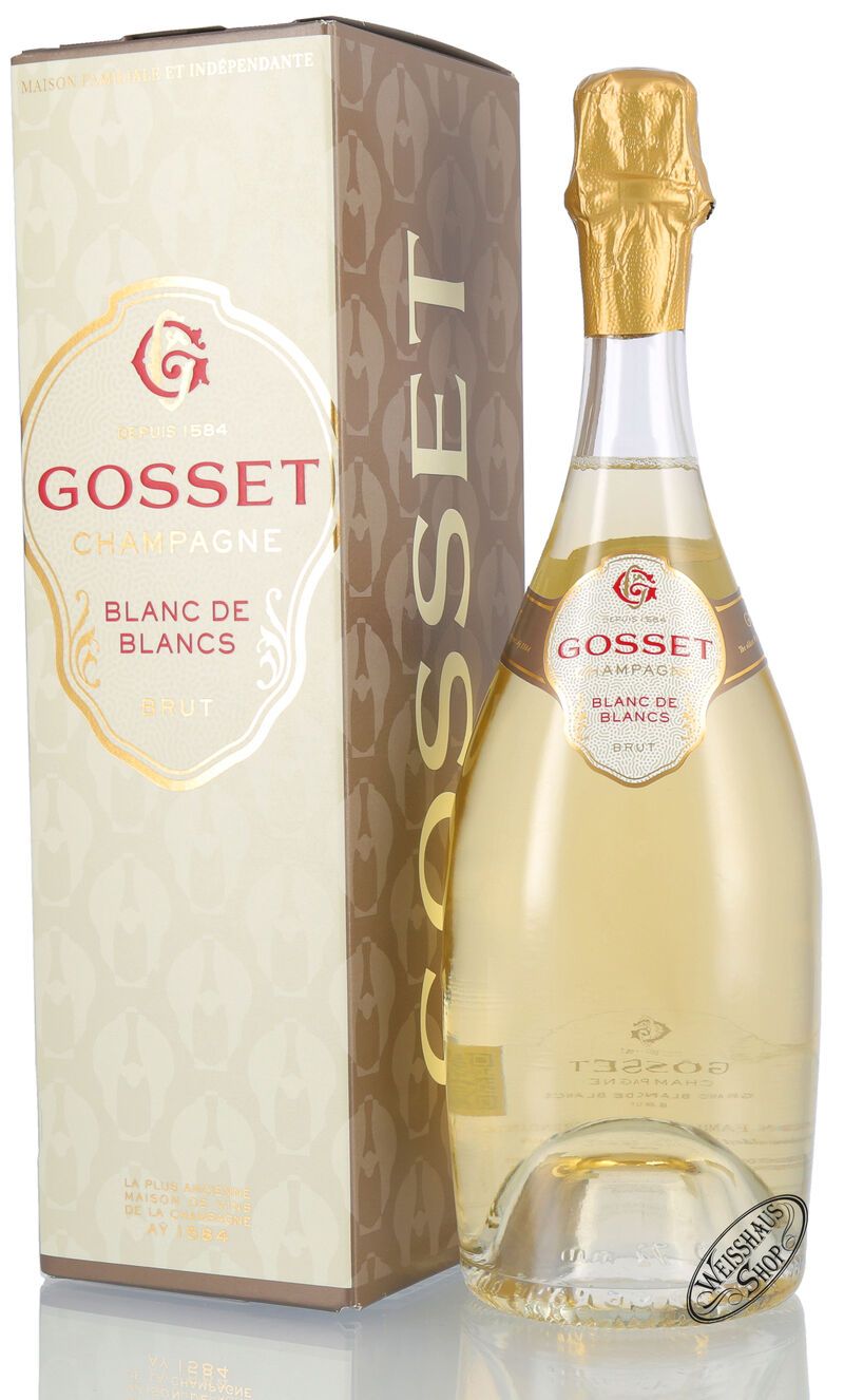 Gosset Grand Brut Blanc de Blanc Champagner 12% vol. 0,75l Gosset Grand Brut Blanc de Blanc Champagner 12% vol. 0,75l