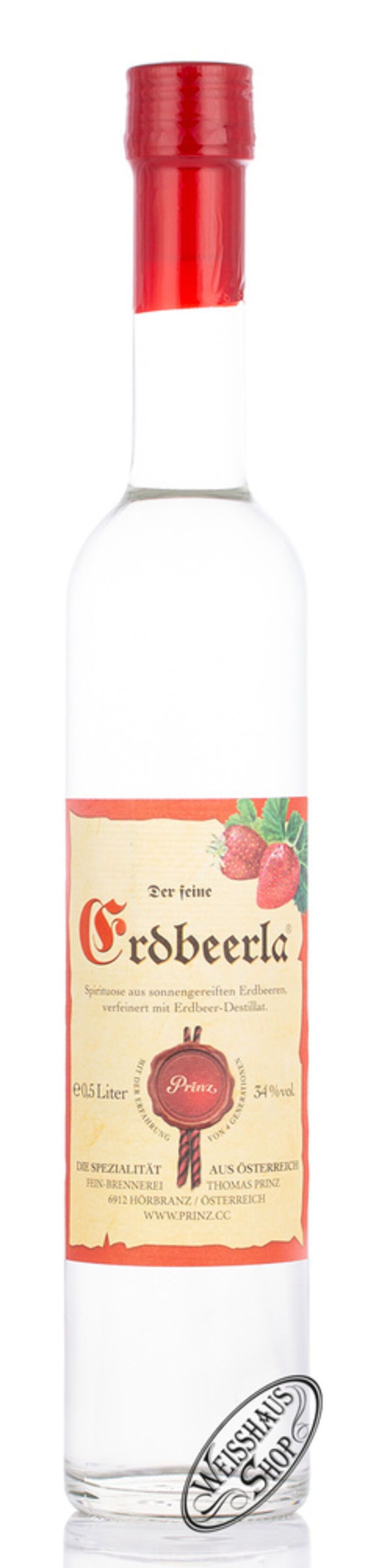 Prinz Erdbeerla 34% vol. 0,50l