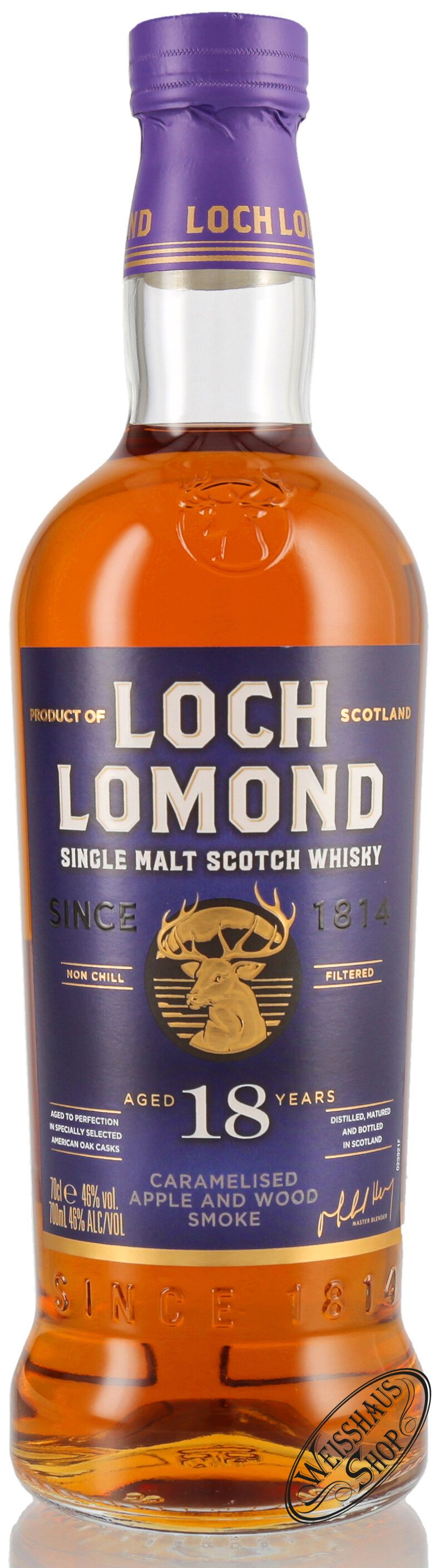 Loch Lomond 18 YO Single Malt Whisky 46% vol. 0,70l