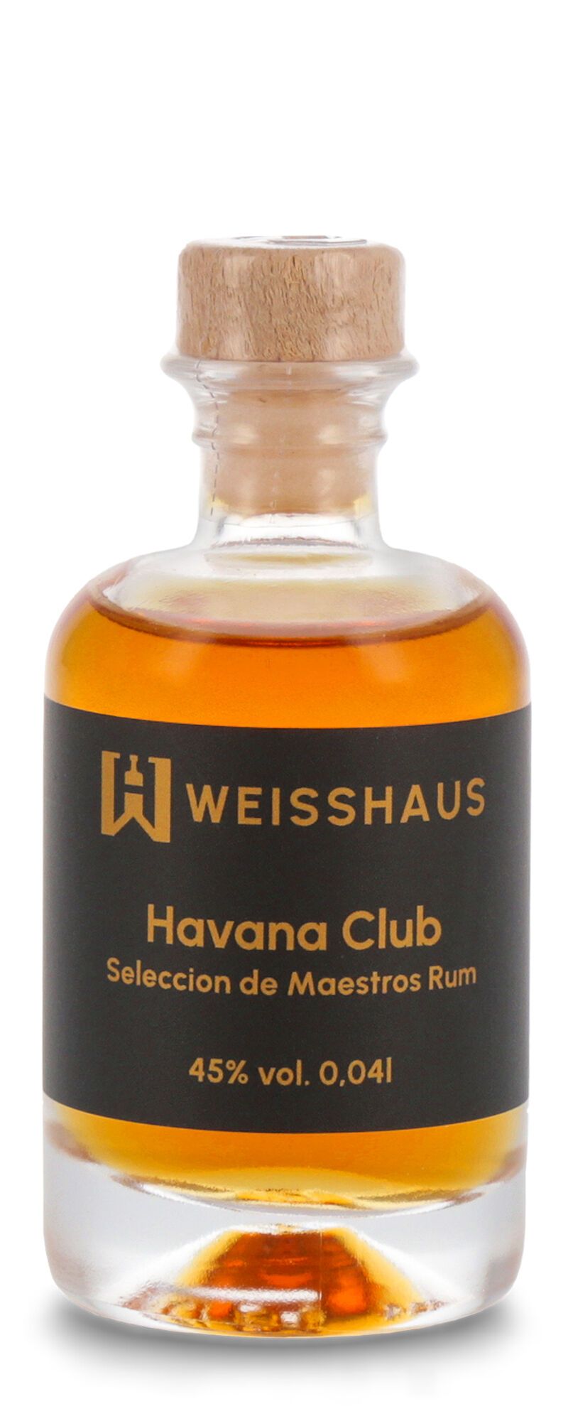 Havana Club Seleccion de Maestros Rum 45% vol. 0,04l Weisshaus Samples