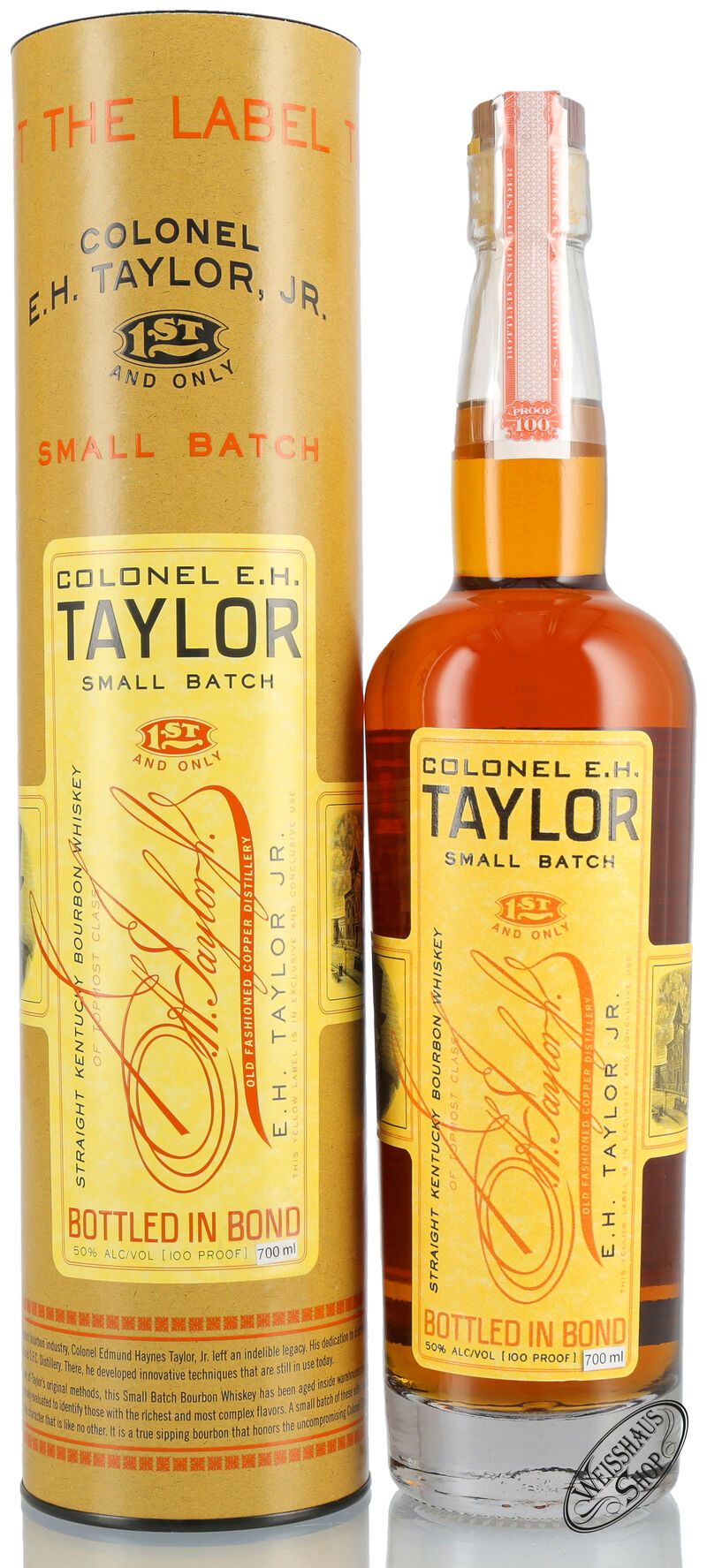 E.H. Taylor Small Batch Bourbon Whiskey 50% vol. 0,70l
