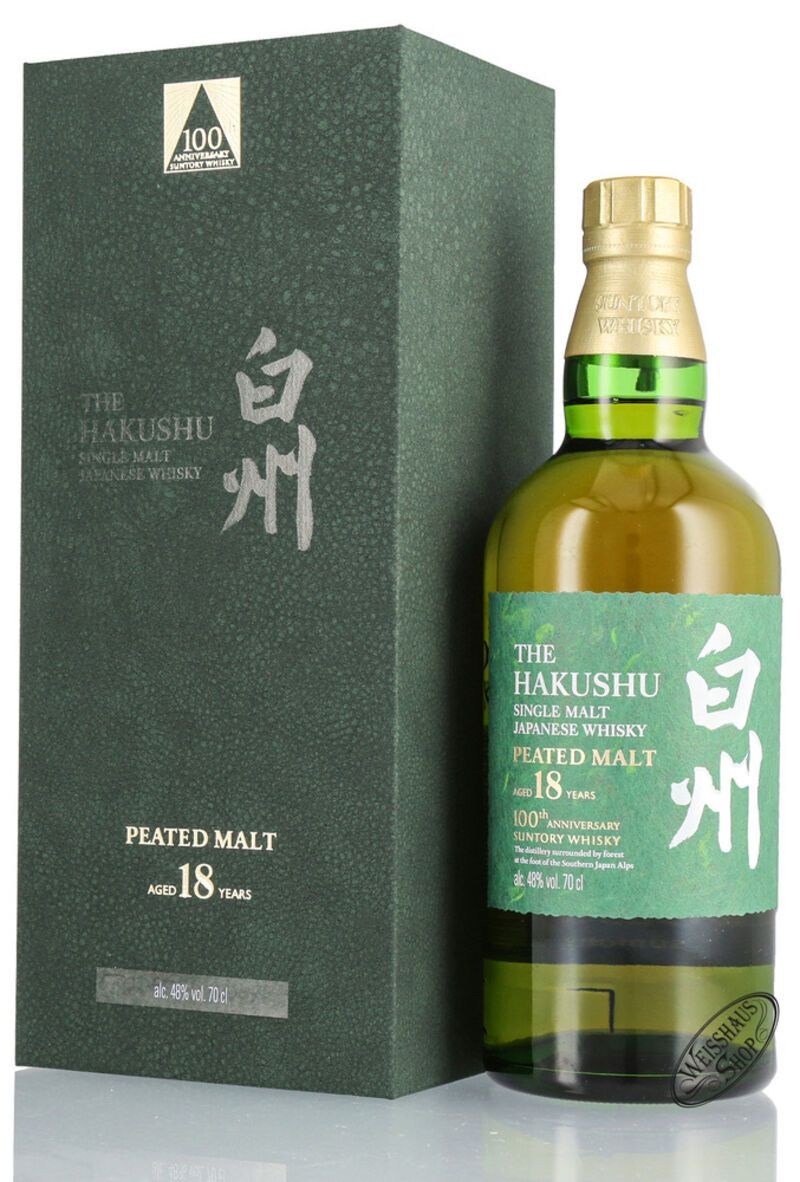 Hakushu 18 YO Limited Edition 100th Anniversary Whisky 48% vol. 0,70l