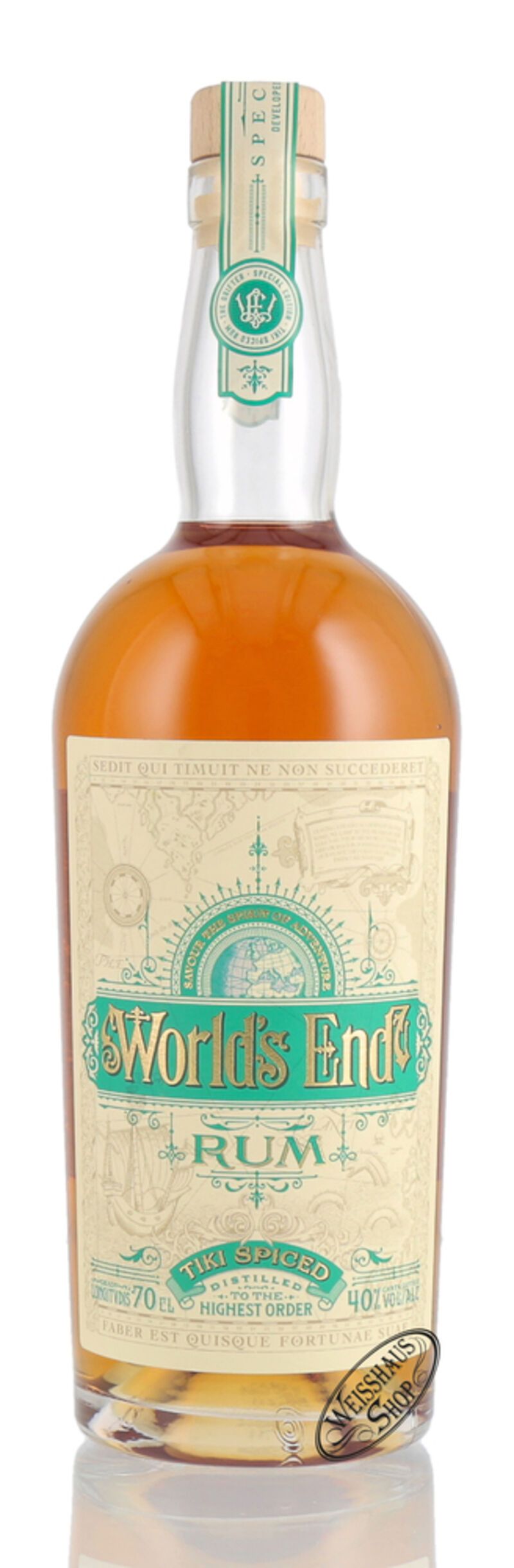 World's End Tiki Spiced Rum 40% vol. 0,70l World's End Tiki Spiced Rum 40% vol. 0,70l