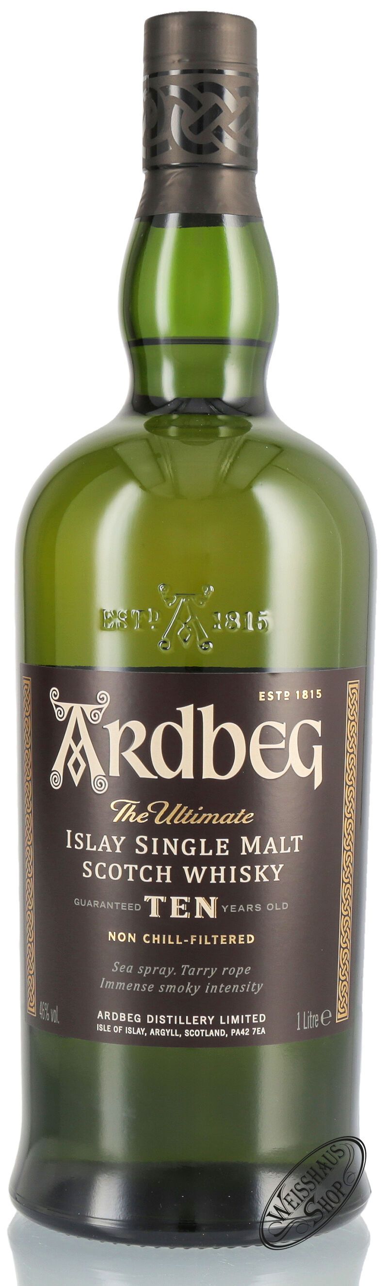 Ardbeg Ten 10 YO Islay Single Malt Whisky 46% vol. 1,0l Ardbeg Ten 10 YO Islay Single Malt Whisky 46% vol. 1,0l