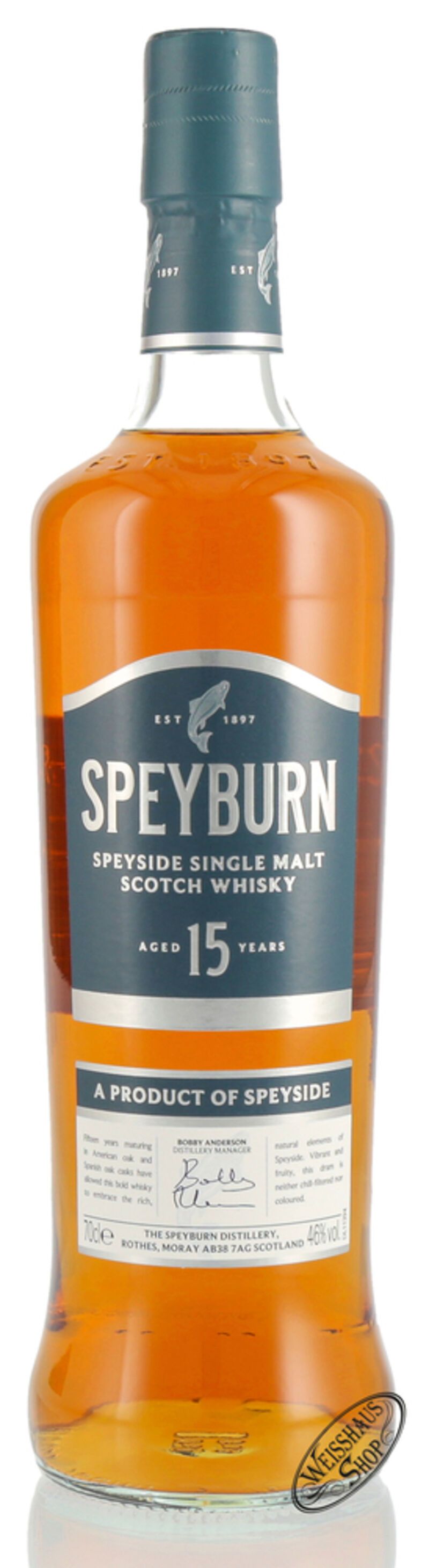 Speyburn 15 YO Whisky 46% vol. 0,70l