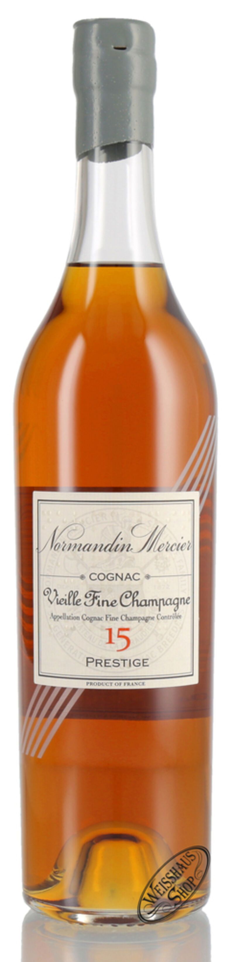 Normandin Mercier Vieille Fine Champagne 15 Prestige Cognac 40% vol. 0,70l  B-Ware