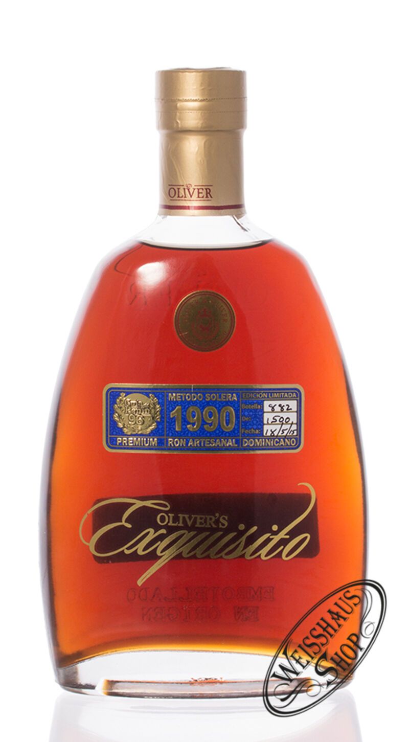 Oliver & Oliver Ron Exquisito Vintage 1990 Rum 40% vol. 0,70l Oliver & Oliver Ron Exquisito Vintage 1990 Rum 40% vol. 0,70l