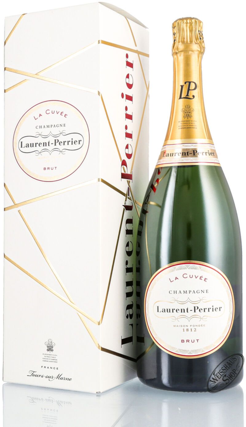 Laurent Perrier La Cuvée Brut Champagner 12% vol. 1,50l Magnum Geschenkkarton Laurent Perrier La Cuvée Brut Champagner 12% vol. 1,50l Magnum Geschenkkarton