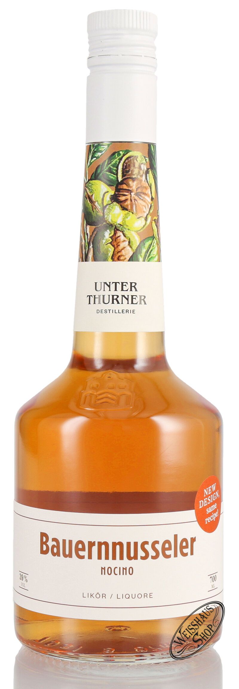 Unterthurner Bauernnusseler 39% vol. 0,70l
