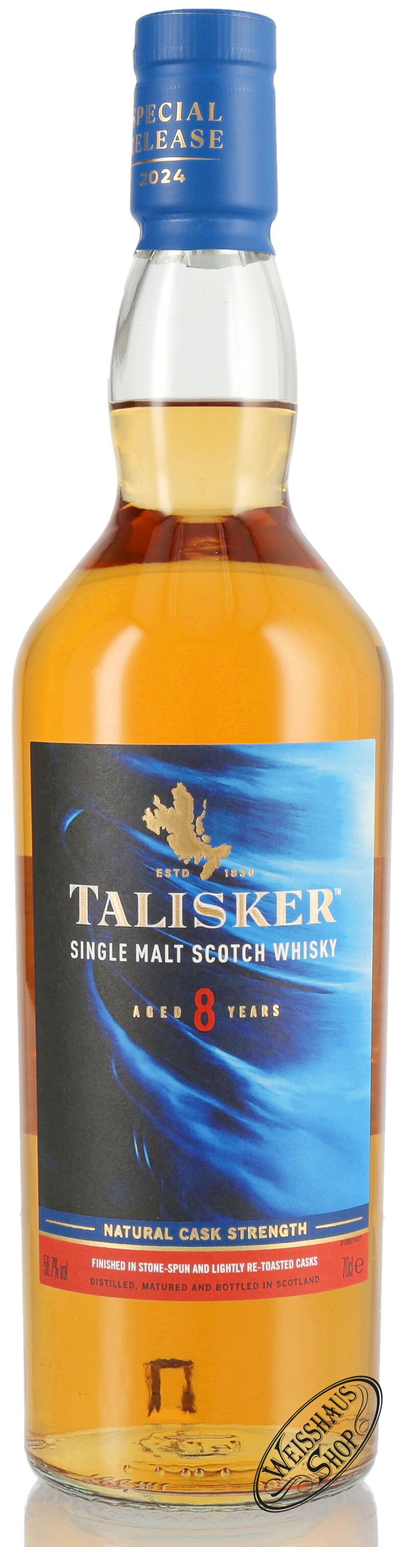 Talisker 8 YO Special Release 2024 Whisky 58,7% vol. 0,70l Talisker 8 YO Special Release 2024 Whisky 58,7% vol. 0,70l