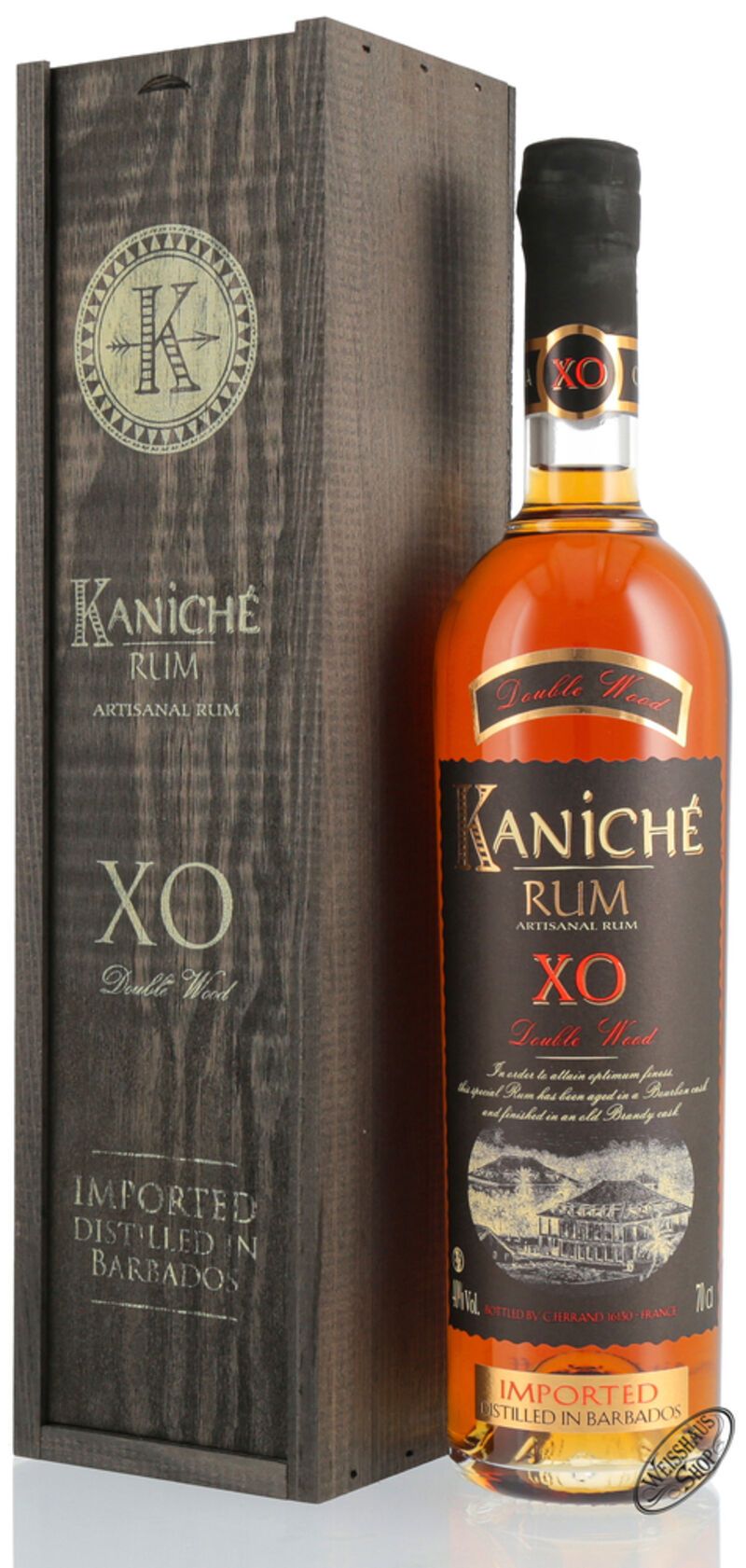 Kaniché XO Double Wood Rum 40% vol. 0,70l Kaniché XO Double Wood Rum 40% vol. 0,70l