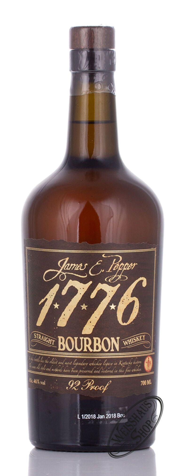 1776 Bourbon Whiskey 46% vol. 0,70l