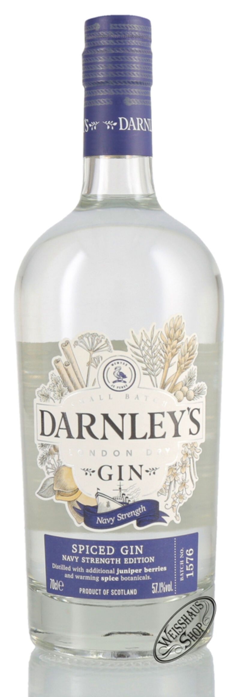 Darnley's Spiced Navy Strength Gin 57,1% vol. 0,70l