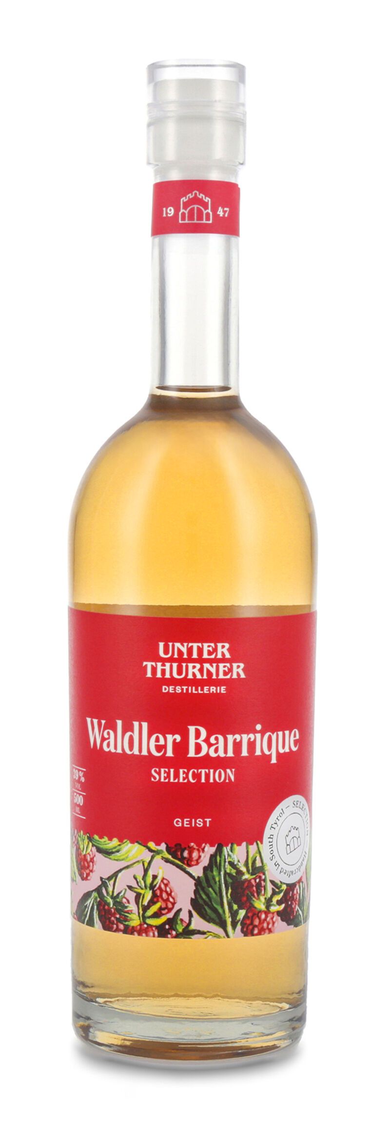 Unterthurner Waldler Original Barrique 39% vol. 0,50l