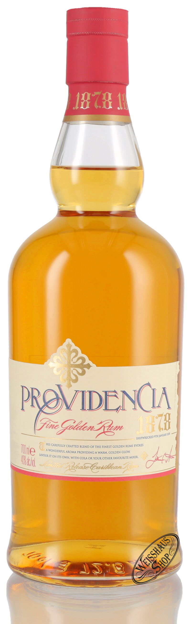 Mayfair Providencia Fine Golden Rum 40% vol. 0,70l Mayfair Providencia Fine Golden Rum 40% vol. 0,70l