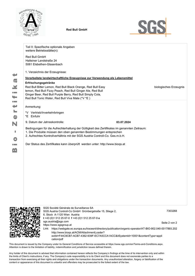 Organics by Red Bull Black Orange 0,25l