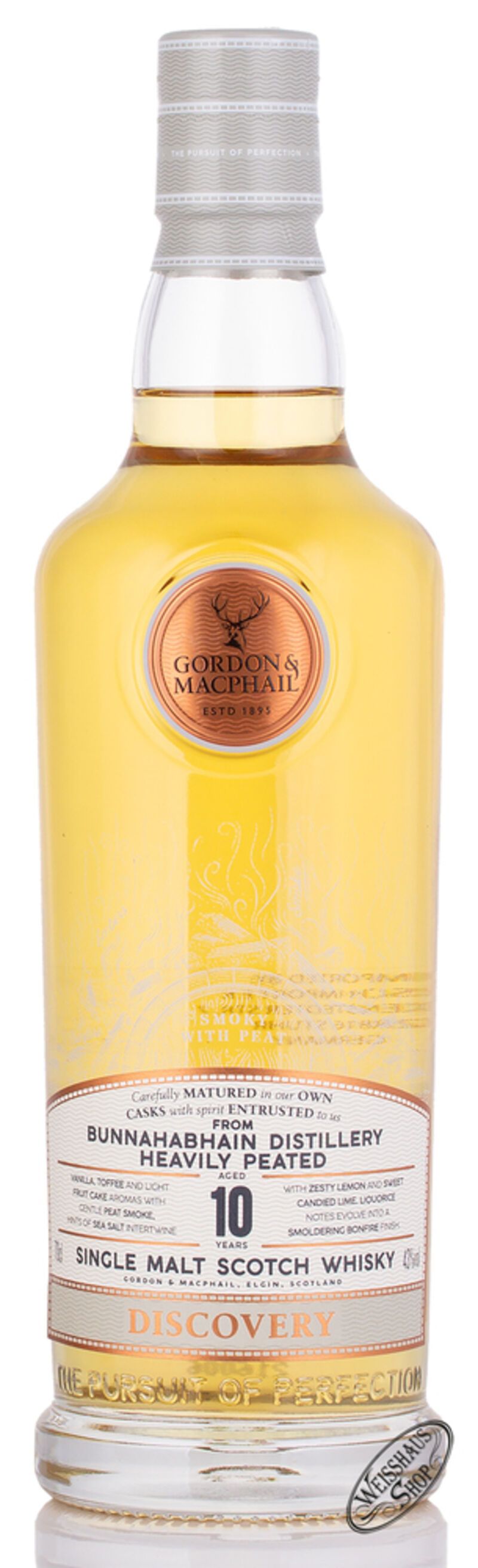 Bunnahabhain 10 YO G&M Discovery Whisky 43% vol. 0,70l