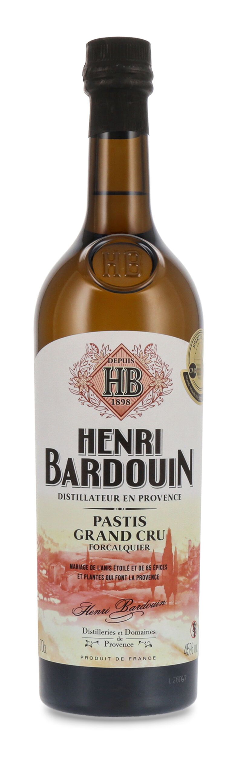 Henri Bardouin Pastis 45% vol. 0,70l