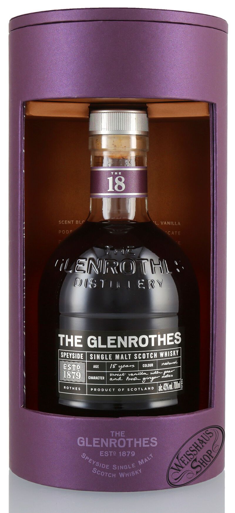 The Glenrothes 18 YO Whisky 43% vol. 0,70l