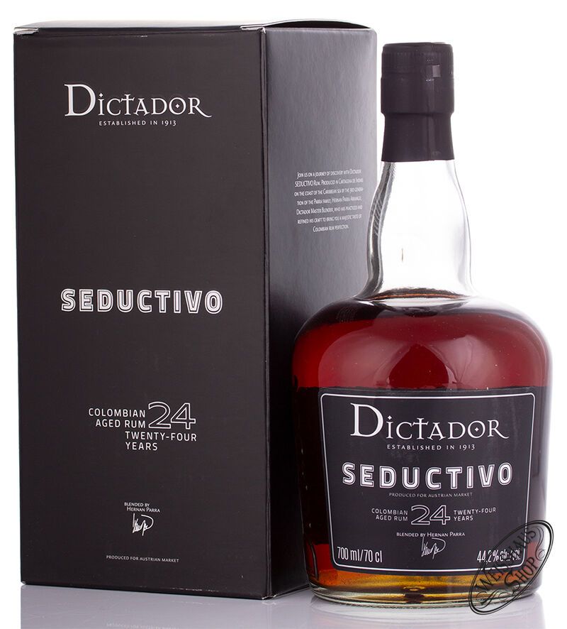 Dictador Seductivo 24 YO Rum 44,2% vol. 0,70l Dictador Seductivo 24 YO Rum 44,2% vol. 0,70l
