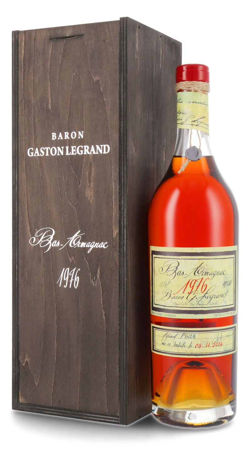 Lhéraud Baron Gaston Legrand 1976 Vieil Armagnac 40% vol. 0,70l Lhéraud Baron Gaston Legrand 1976 Vieil Armagnac 40% vol. 0,70l