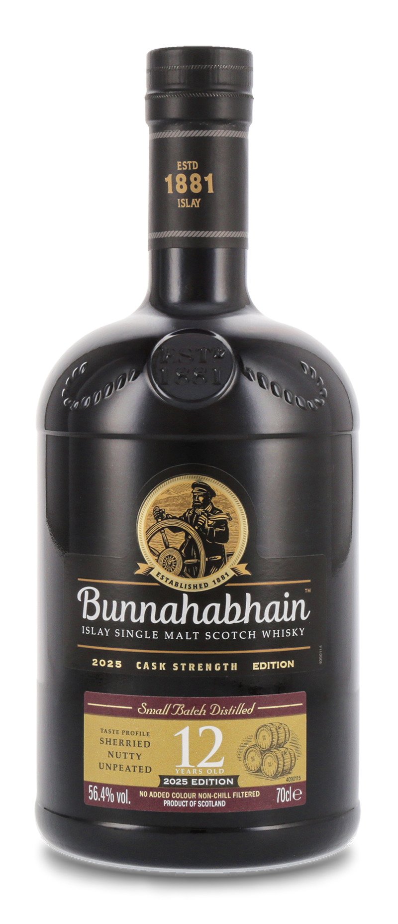 Bunnahabhain 12 YO Cask Strength Edition 2025 Whisky 56,4% vol. 0,70l