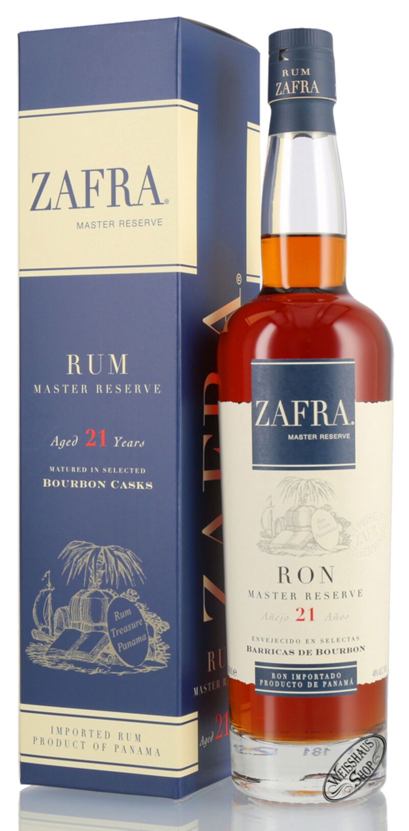 Zafra Master Reserve 21 YO Rum 40% vol. 0,70l