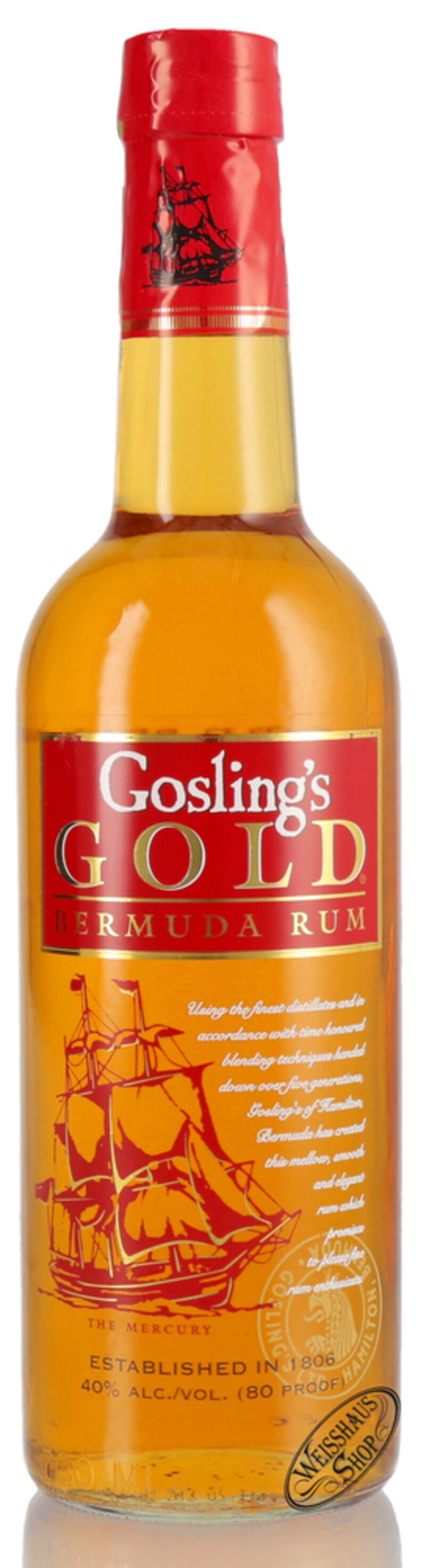 Gosling Gold Seal Gold Rum 40% vol. 0,70l Gosling Gold Seal Gold Rum 40% vol. 0,70l