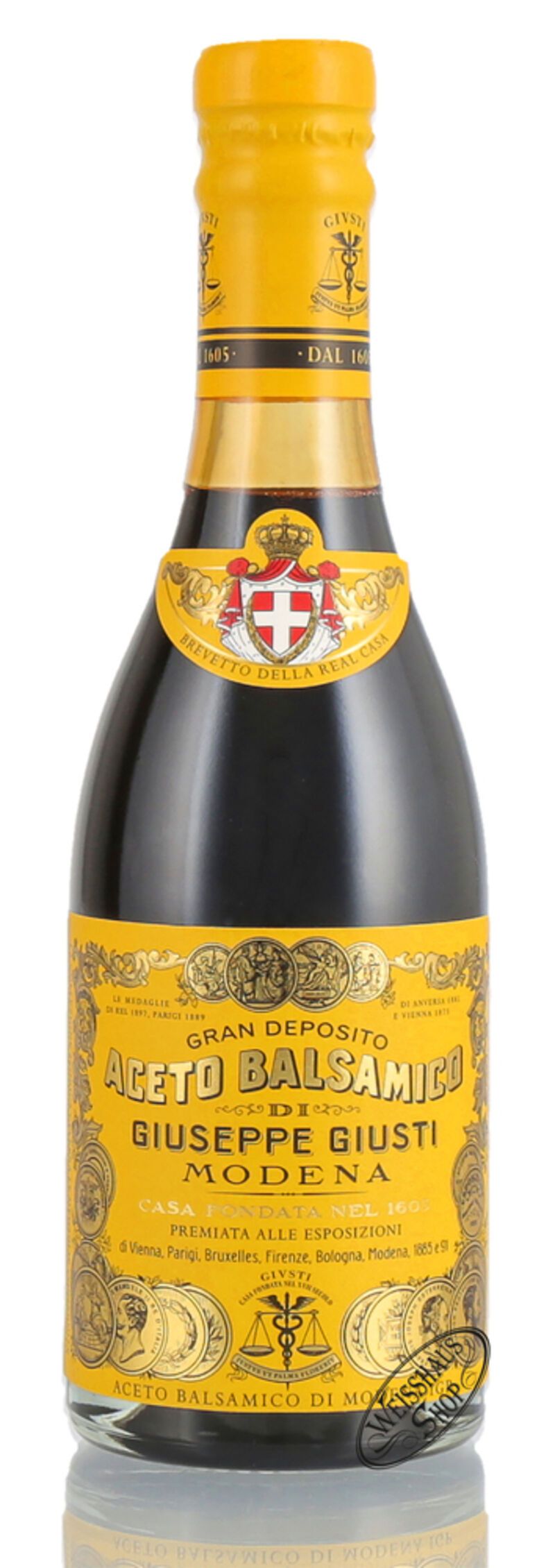 Giuseppe Giusti Aceto Balsamico 4 Gold Medaillen 0,25l Giuseppe Giusti Aceto Balsamico 4 Gold Medaillen 0,25l