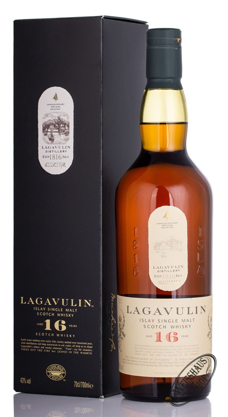 Lagavulin 16 YO Islay Single Malt Whisky 43% vol. 0,70l Lagavulin 16 YO Islay Single Malt Whisky 43% vol. 0,70l