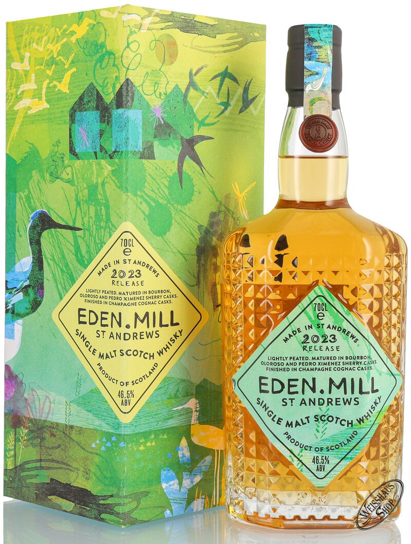 Eden Mill Art of St. Andrews Collection Single Malt Annual Release 2023 46,5% vol. 0,70l