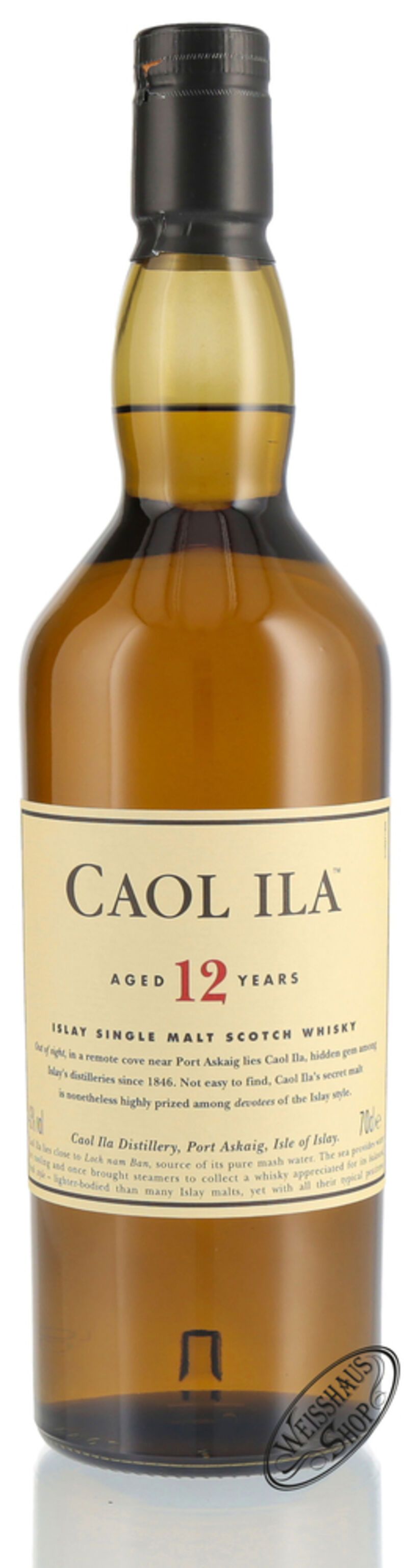Caol Ila 12 Years Old Single Malt Whisky 43% vol. 0,70l