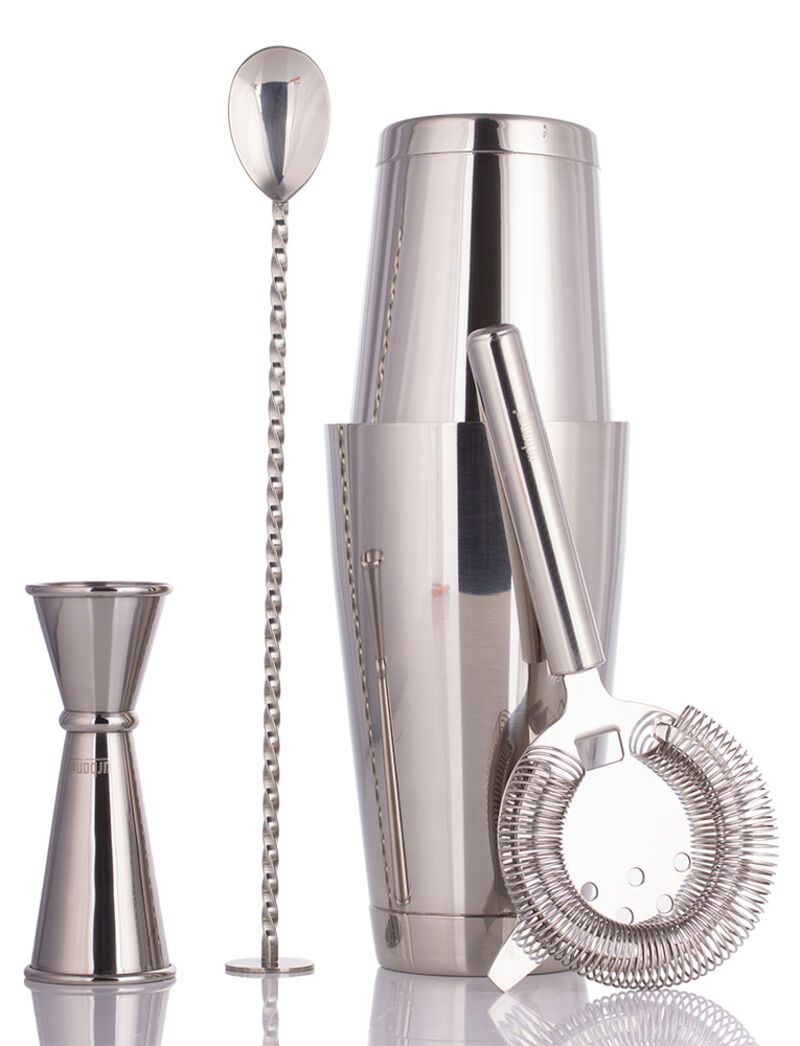 Urban Bar 5 Piece Cocktail Set Stainless Steel