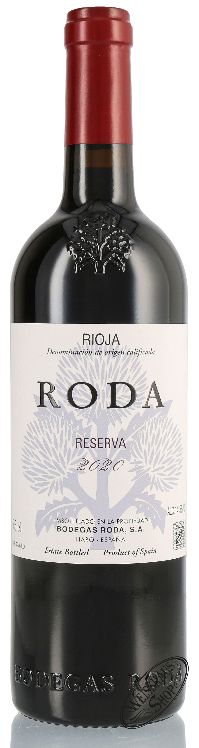 Roda Reserva Rioja D.O.Ca. 2020 14,5 % vol. 0,75l 2020