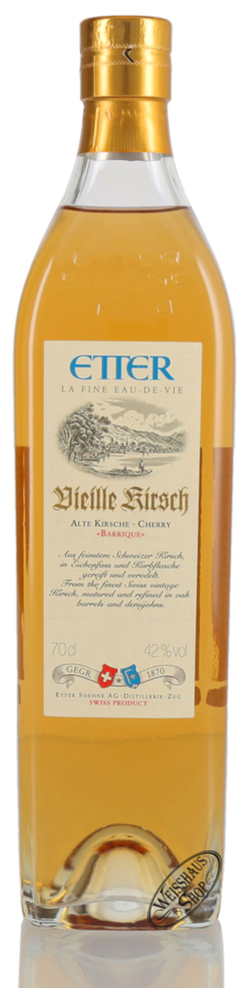 Etter Vieille Kirsch Brand 42% vol. 0,70l Etter Vieille Kirsch Brand 42% vol. 0,70l