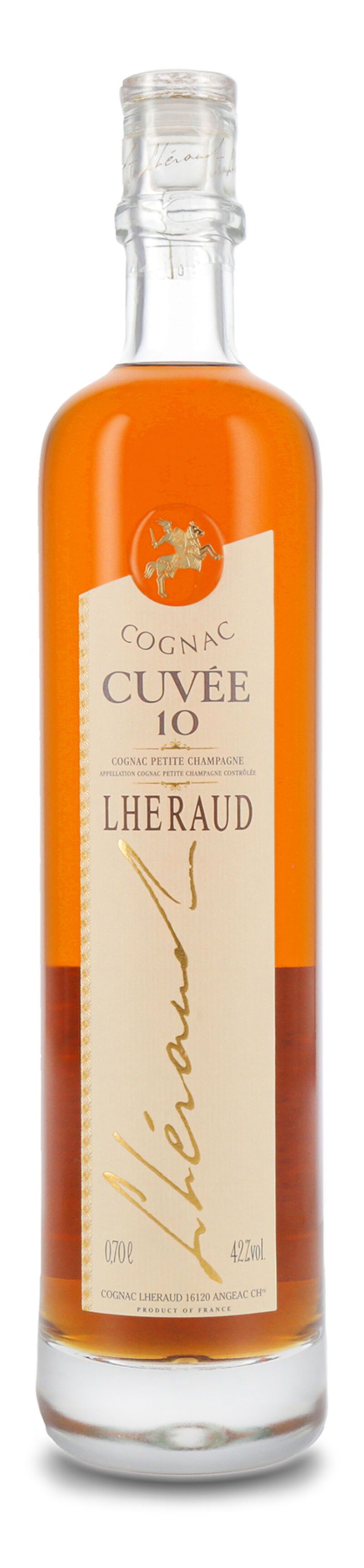 Lhéraud Cuvée 10 ans Renaissance Cognac 42% vol. 0,70l Lhéraud Cuvée 10 ans Renaissance Cognac 42% vol. 0,70l