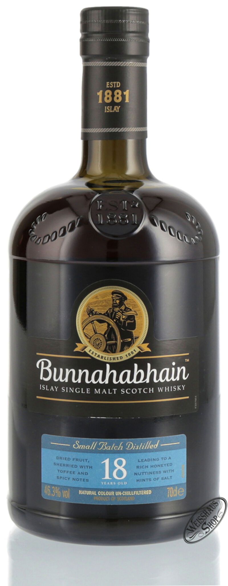 Bunnahabhain 18 YO Islay Whisky 46,3% vol. 0,70l