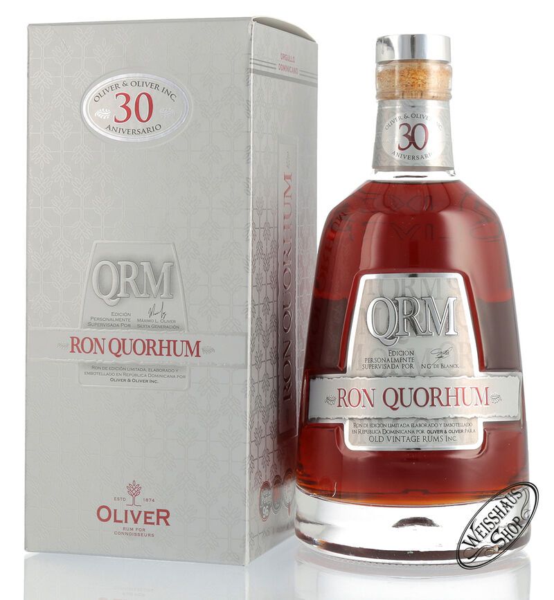 Quorhum QRM 30 Anos Solera 40% vol. 0,70l Quorhum QRM 30 Anos Solera 40% vol. 0,70l