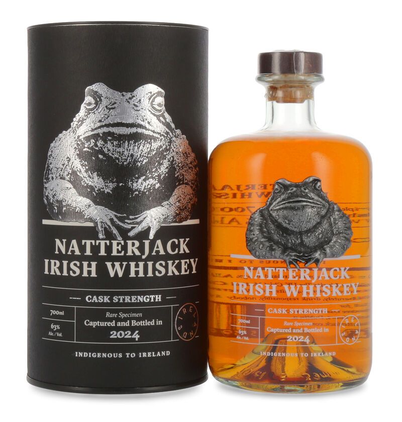 Natterjack Cask Strength Irish Whiskey 63% vol. 0,70l
